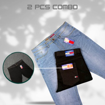 2 PCS COMBO-Tommy Hilfiger Premium 100% Export Quality Jeans