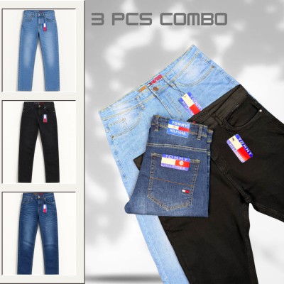 3 PCS COMBO-Tommy Hilfiger Premium 100% Export Quality Jeans