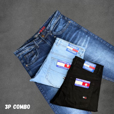 3 PCS COMBO-Tommy Hilfiger Premium 100% Export Quality Jeans