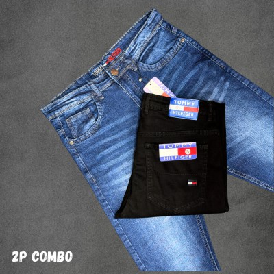 2 PCS COMBO-Tommy Hilfiger Premium 100% Export Quality Jeans